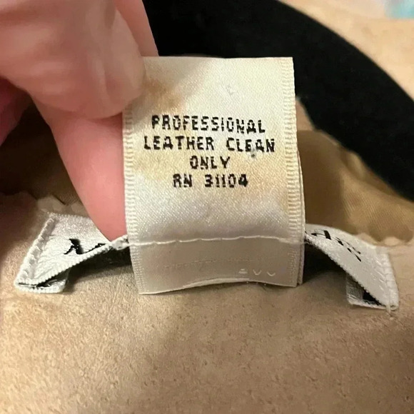 Madison Studio Pig Suede Light Brown Patch/Stitch Jacket Size 8 - Picture 3 of 11